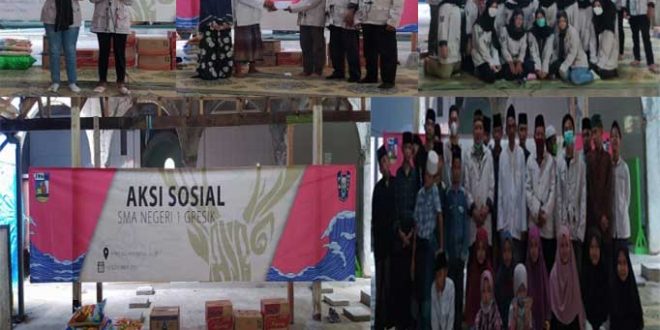 Aksi Sosial OSIS SMA Negeri 1 Gresik