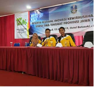 Juara FIKSI SMA Tingkat Profinsi Jawa Timur