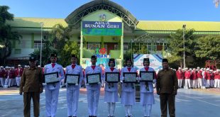 Enam siswa SMA Negeri 1 Gresik Lolos Pasukan Pengibar Bendera Pusaka Kabupaten Gresik 17 AGUSTUS 2024