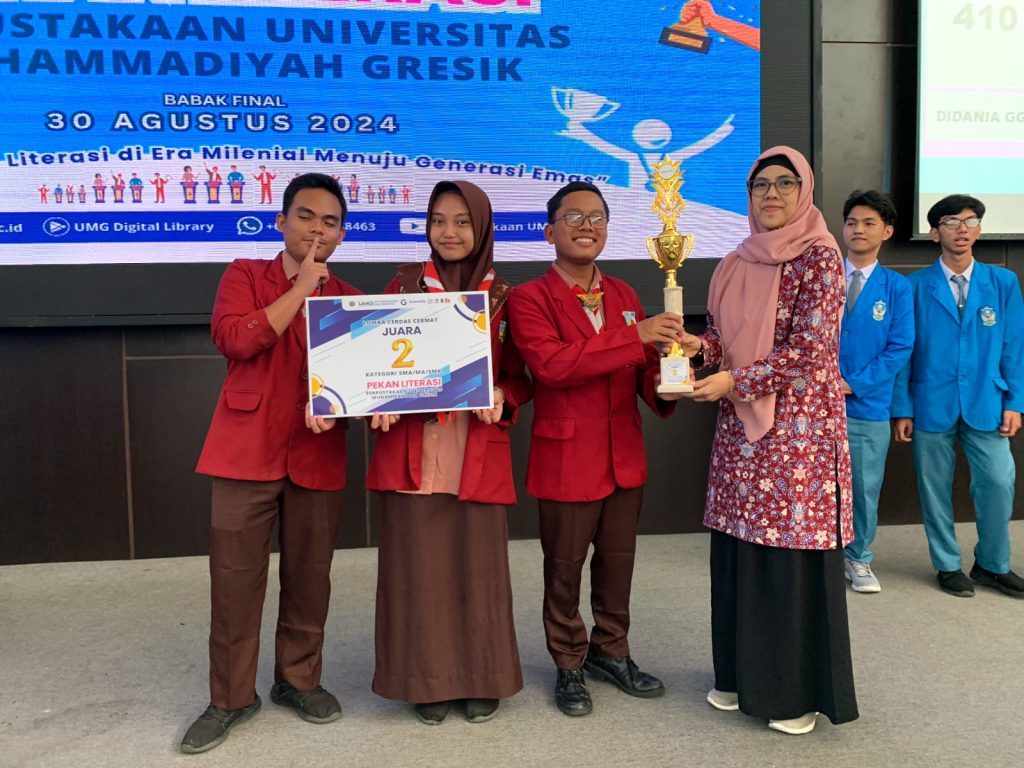 Tim Cerdas Cermat SMA Negeri 1 Gresik Raih Juara di Kejuaraan Cerdas Cermat 30 AGUSTUS 2024