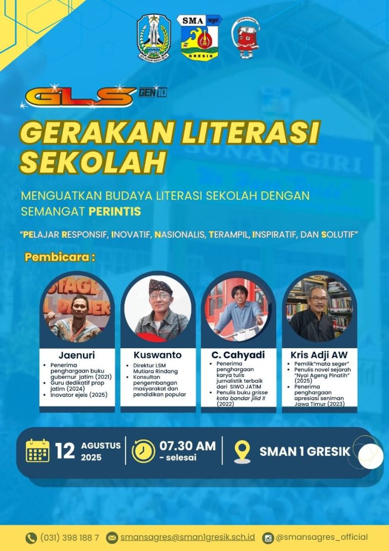 💡GLS Gen-10 : “Menguatkan Budaya Literasi Sekolah dengan Semangat Perintis”